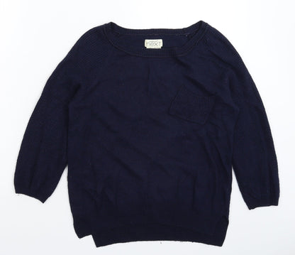 Womens UK Size 8 NEXT Blue Pullover Jumper