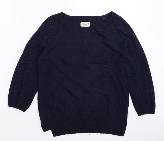 Womens UK Size 8 NEXT Blue Pullover Jumper