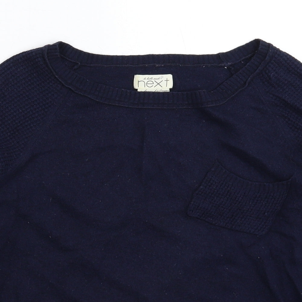 Womens UK Size 8 NEXT Blue Pullover Jumper