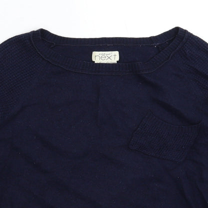 Womens UK Size 8 NEXT Blue Pullover Jumper