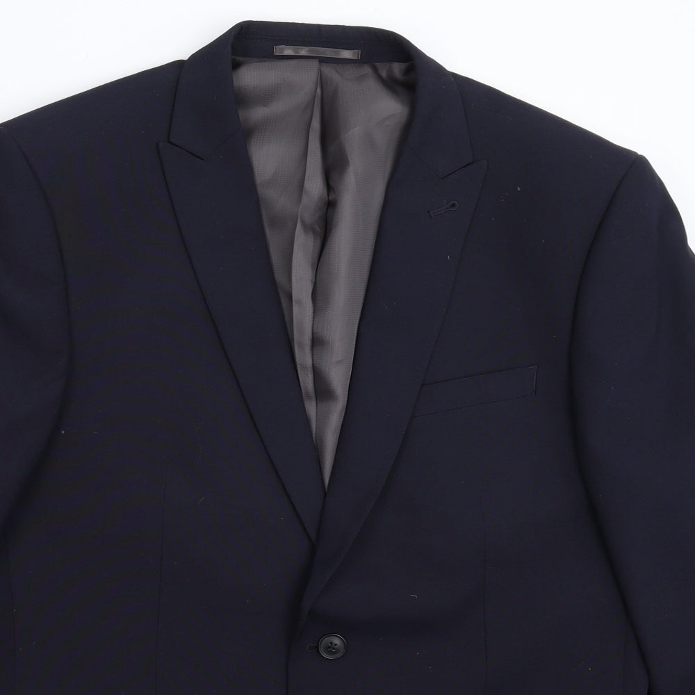 Mens UK Size 42 NEXT Regular Blue Suit Jacket
