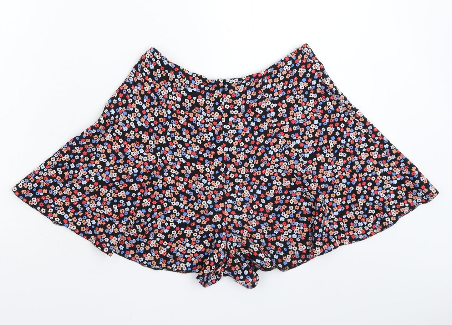 New Look Womens Multicoloured Floral  Hot Pants Shorts Size 6
