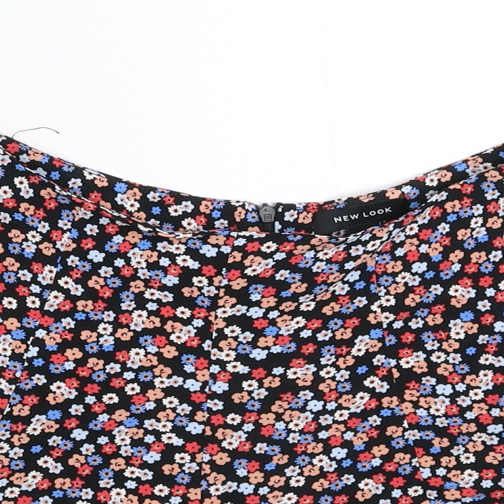 New Look Womens Multicoloured Floral  Hot Pants Shorts Size 6