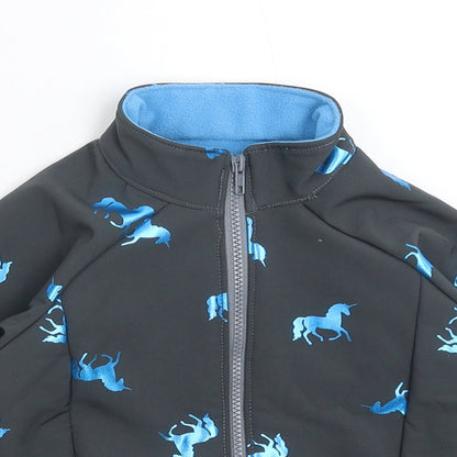 Preworn Girls Grey  Softshell Jacket  Size S