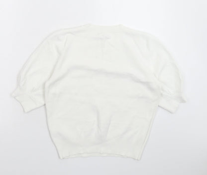 Womens UK Size S H&M White Pullover Jumper