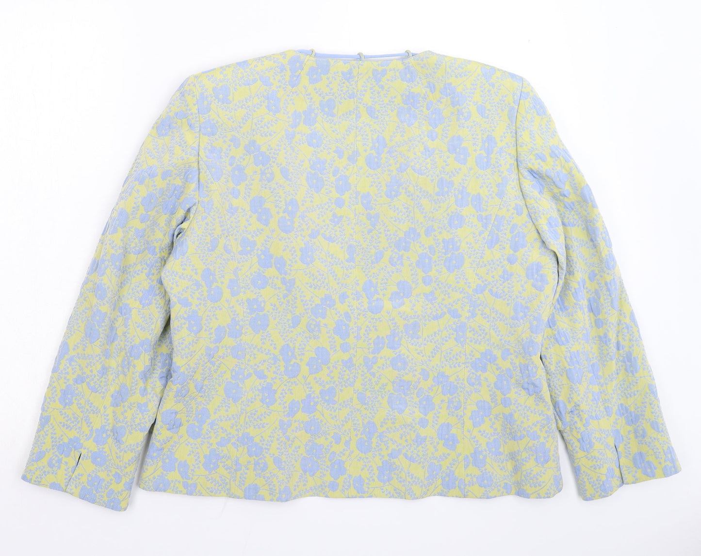 Belinda Womens Multicoloured Floral  Jacket Blazer Size 16