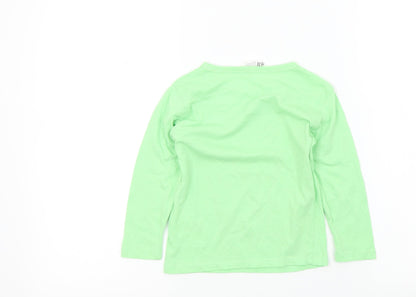 H&M Boys Green Colourblock  Basic T-Shirt Size 2-3 Years  - dinasour