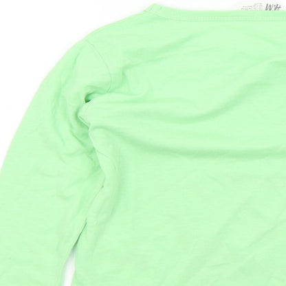 H&M Boys Green Colourblock  Basic T-Shirt Size 2-3 Years  - dinasour