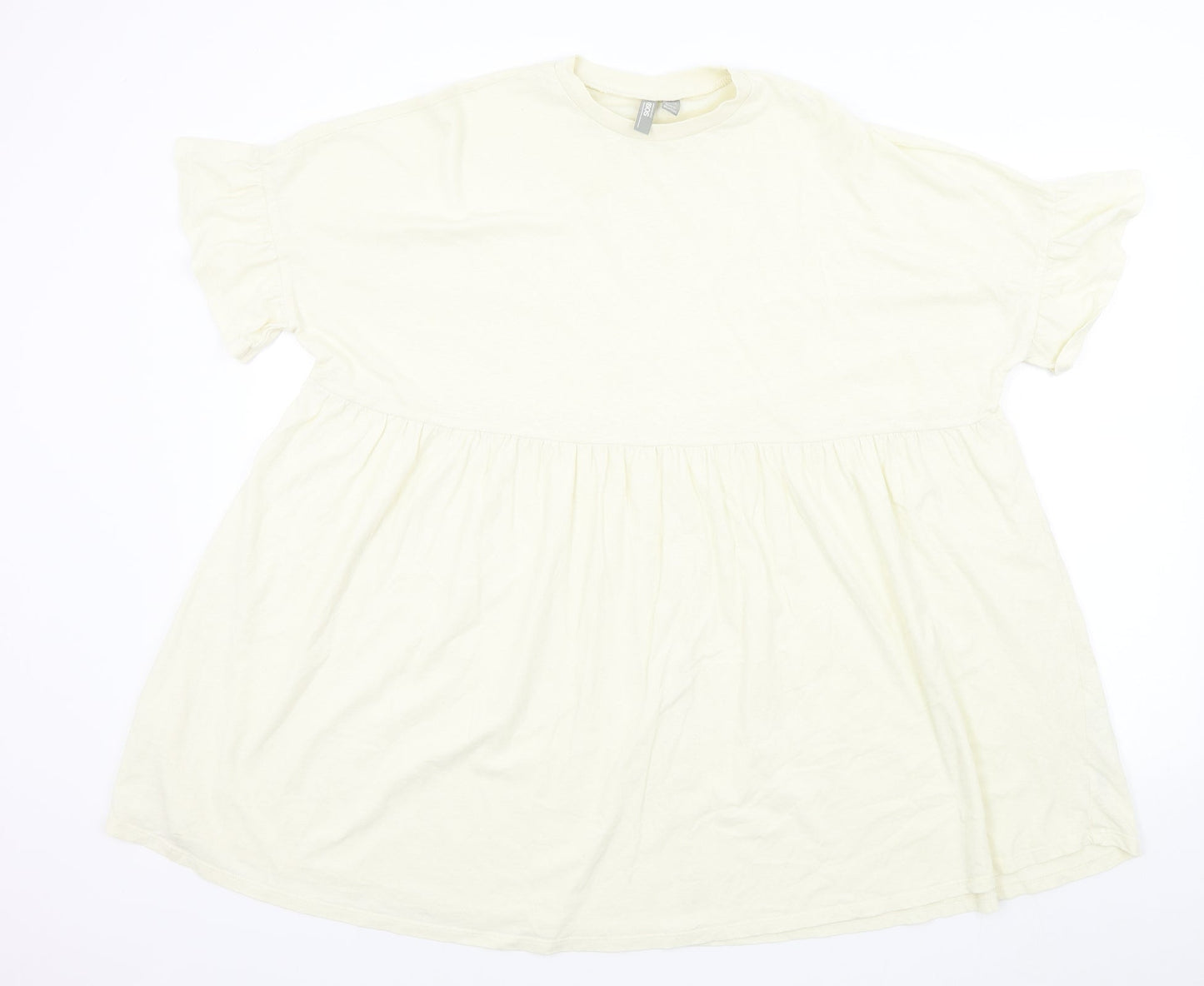 Womens UK Size 6 ASOS Beige Basic T-Shirt