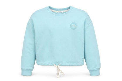 Marks & Spencer Girls Blue Colourblock  Pullover Sweatshirt Size 9-10 Years
