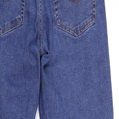 Cotton Traders Mens Black   Straight Jeans Size 32 in L27 in