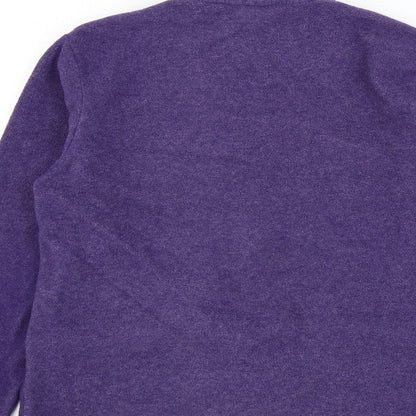 Joie De Vivre Womens Purple   Full Zip Jumper Size M