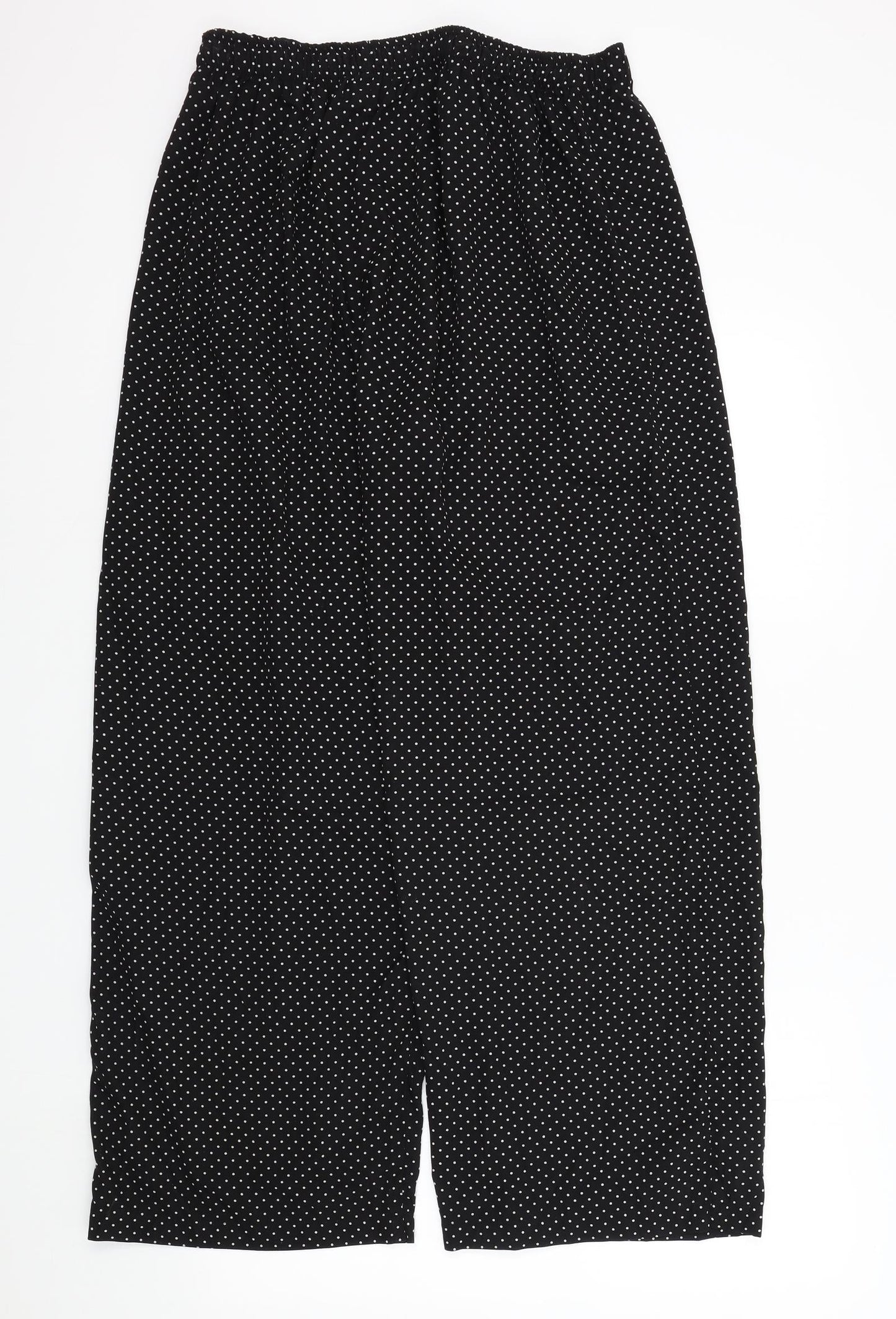 ORIGINALS Womens Black Polka Dot  Trousers  Size M L27 in