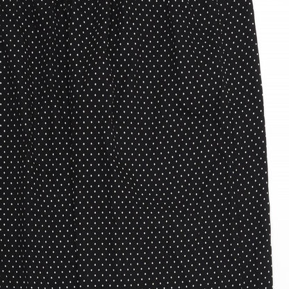 ORIGINALS Womens Black Polka Dot  Trousers  Size M L27 in