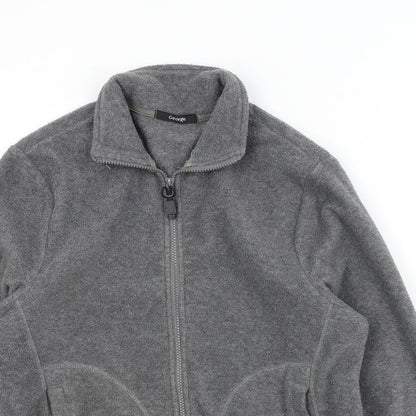 George Womens Grey   Full Zip Jumper Size S