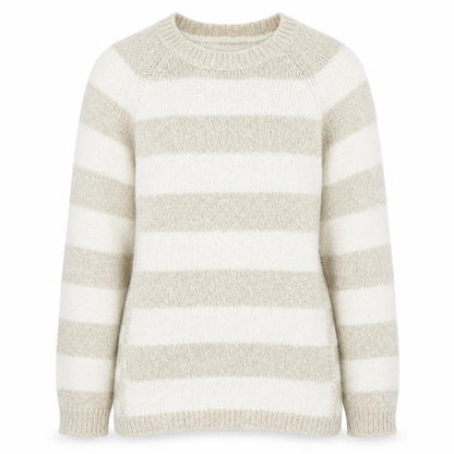 Womens UK Size 10 M&S Beige Pullover Jumper