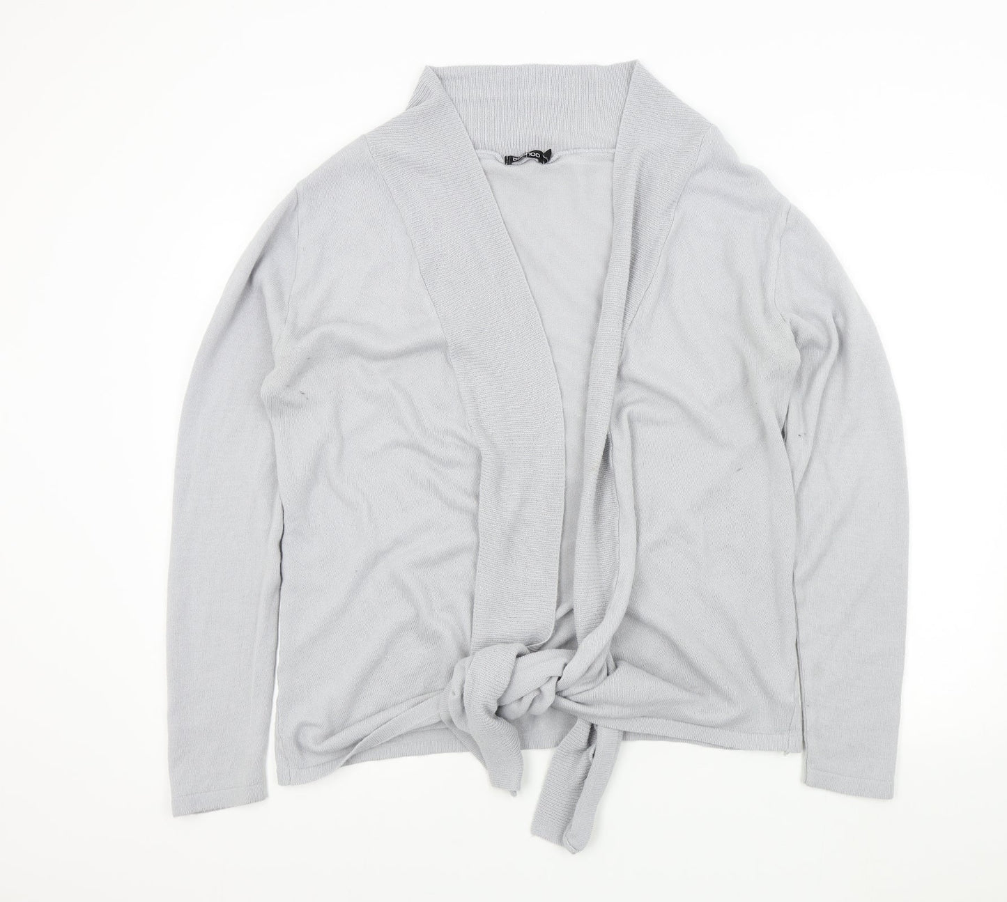 Boohoo Womens Grey   Cardigan Jumper Size L