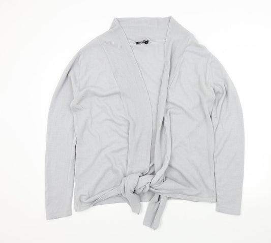 Boohoo Womens Grey   Cardigan Jumper Size L