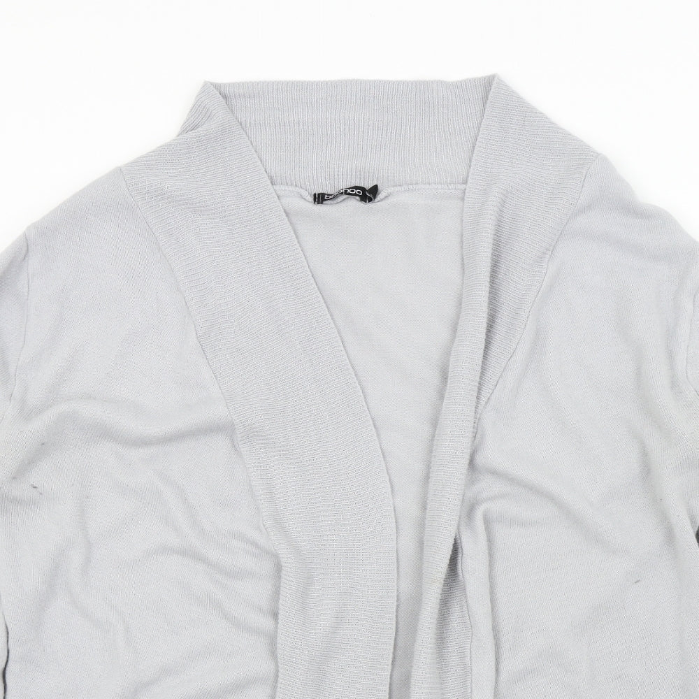Boohoo Womens Grey   Cardigan Jumper Size L
