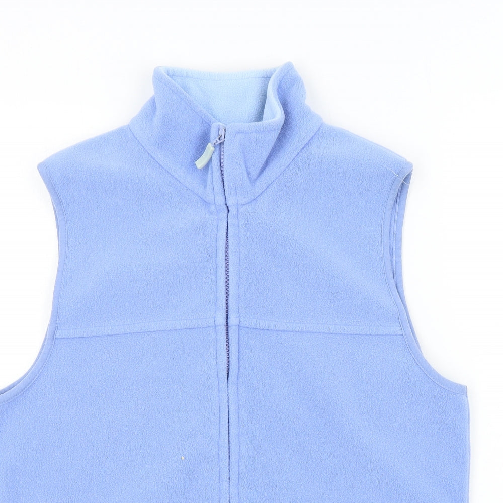 M&S Womens Blue   Jacket Waistcoat Size 12