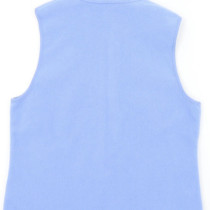 M&S Womens Blue   Jacket Waistcoat Size 12