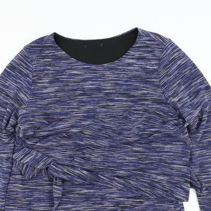 Preworn Womens Black Colourblock  A-Line  Size 18
