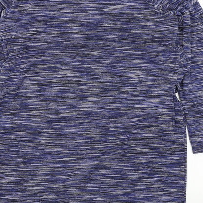 Preworn Womens Black Colourblock  A-Line  Size 18
