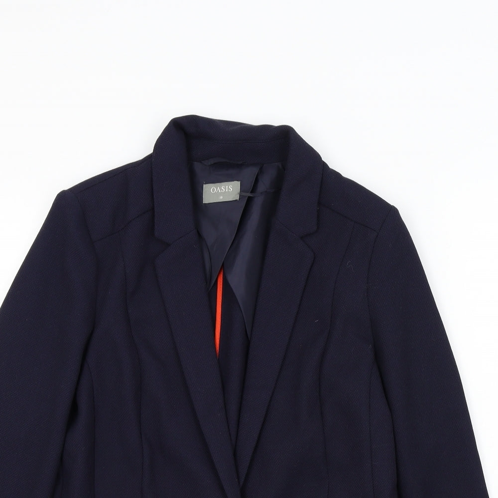 Oasis Womens Blue   Jacket Blazer Size 10