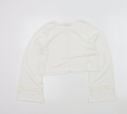 Womens UK Size 6 River Island White Pullover Jumper