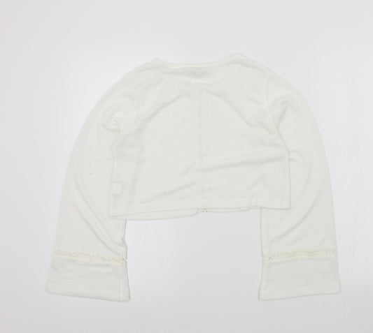 Womens UK Size 6 River Island White Pullover Jumper