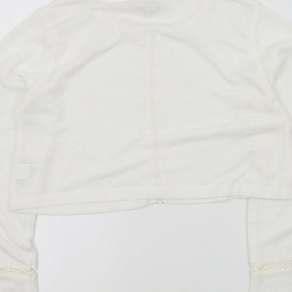 Womens UK Size 6 River Island White Pullover Jumper