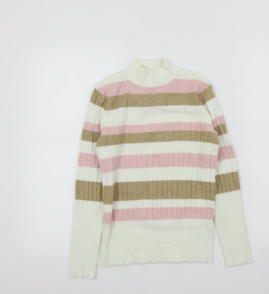 Womens UK Size 8 M&S White Pullover Jumper