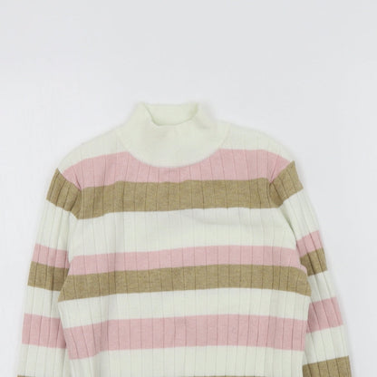 Womens UK Size 8 M&S White Pullover Jumper
