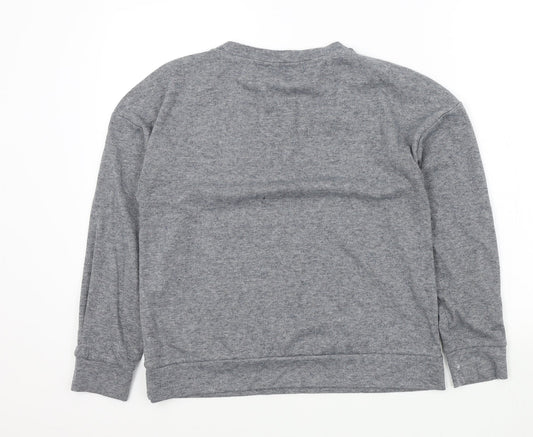Womens UK Size 12 M&S Grey Pullover Jumper