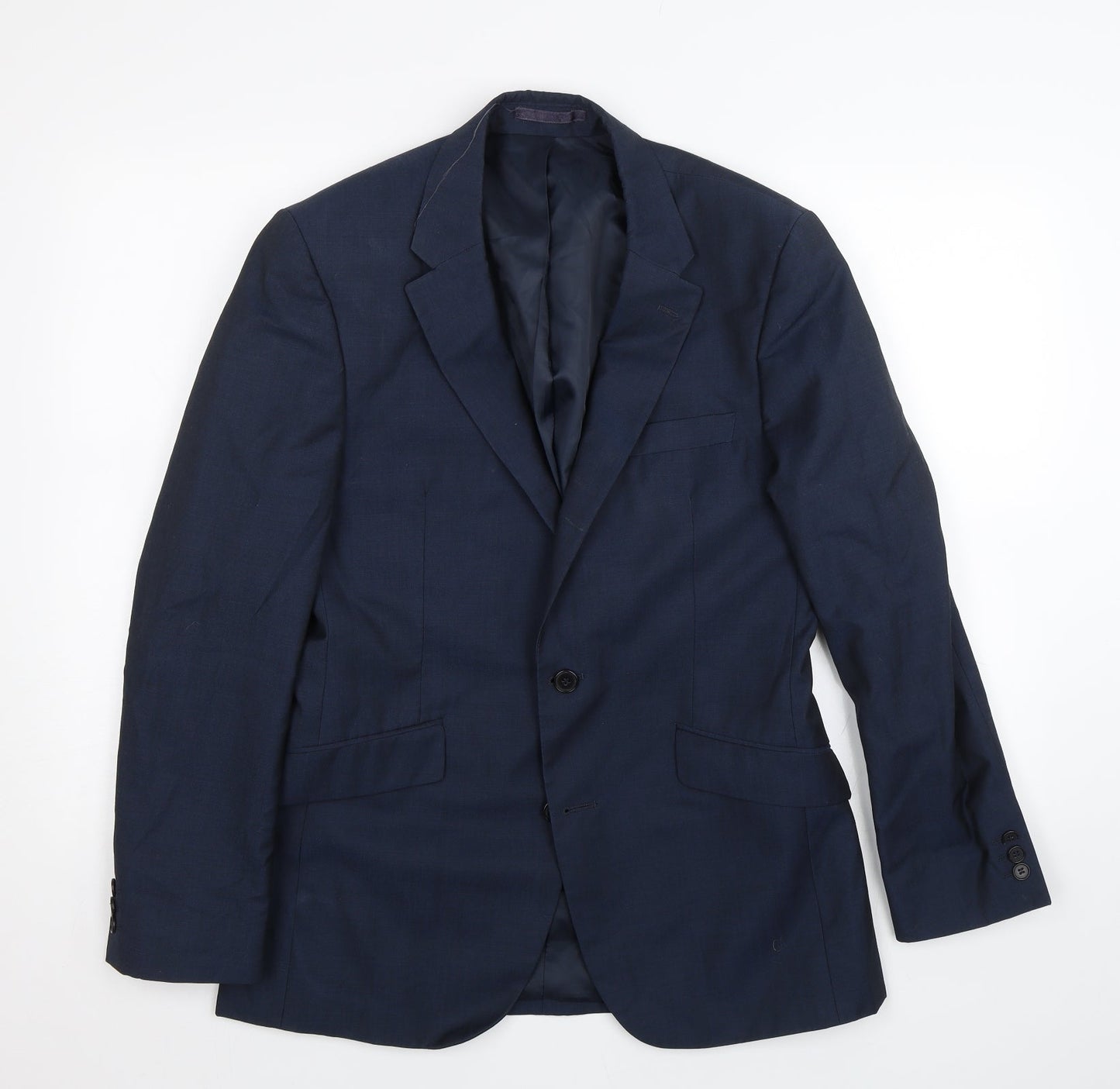 Mens UK Size 38 Karl Jackson Regular Blue Suit Jacket