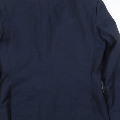 Mens UK Size 38 Karl Jackson Regular Blue Suit Jacket