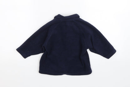 Boots Baby Blue  Fleece Full Zip Jumper Size 6-9 Months  - Animals