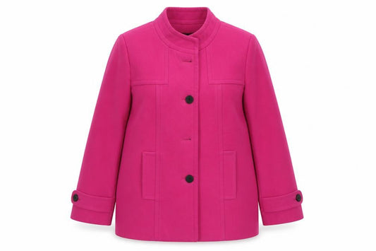 Warehouse Womens Pink   Overcoat Coat Size 14