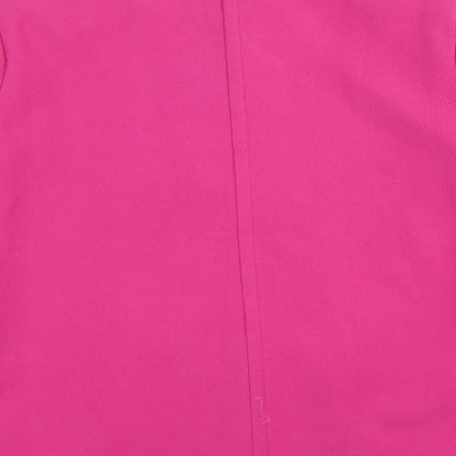 Warehouse Womens Pink   Overcoat Coat Size 14