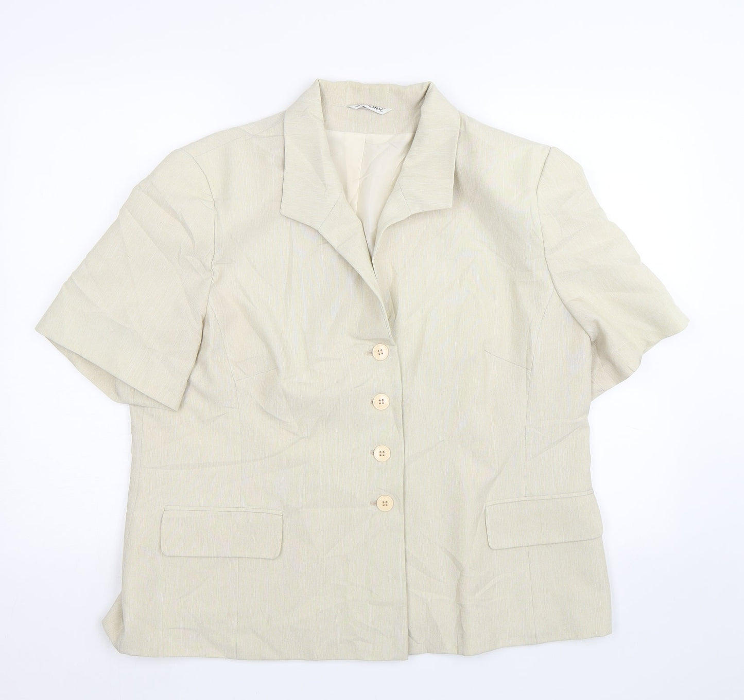 Berkertex Womens Beige   Jacket Suit Size 20