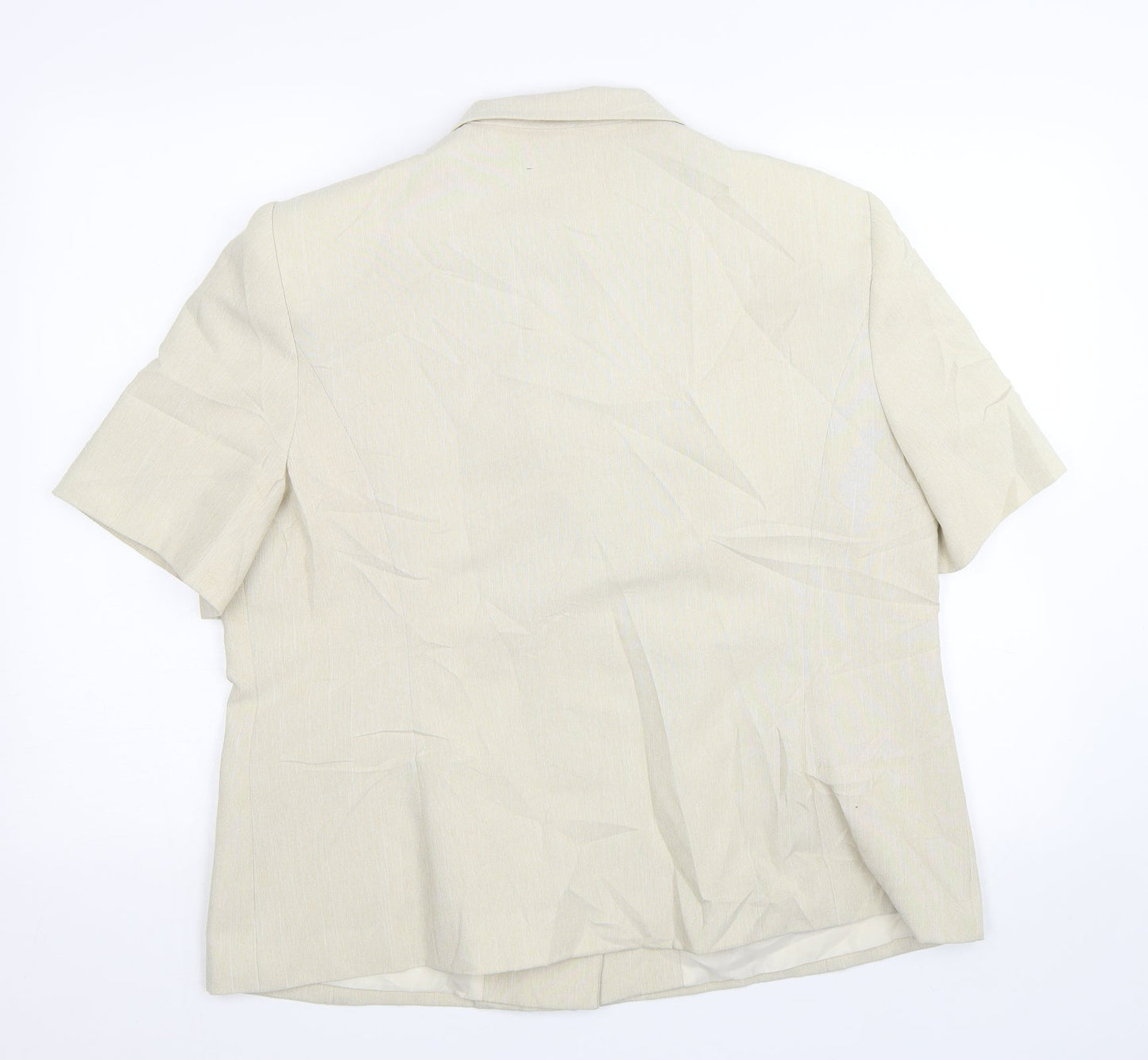 Berkertex Womens Beige   Jacket Suit Size 20