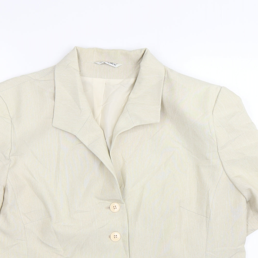 Berkertex Womens Beige   Jacket Suit Size 20
