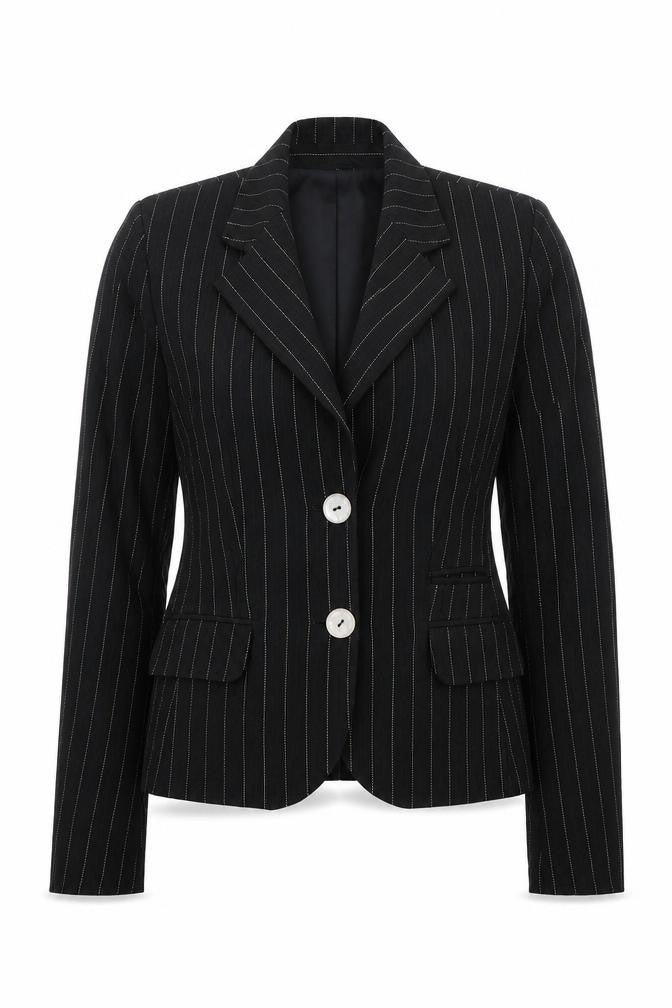 Womens UK Size 6 H&M Regular Black Suit Jacket