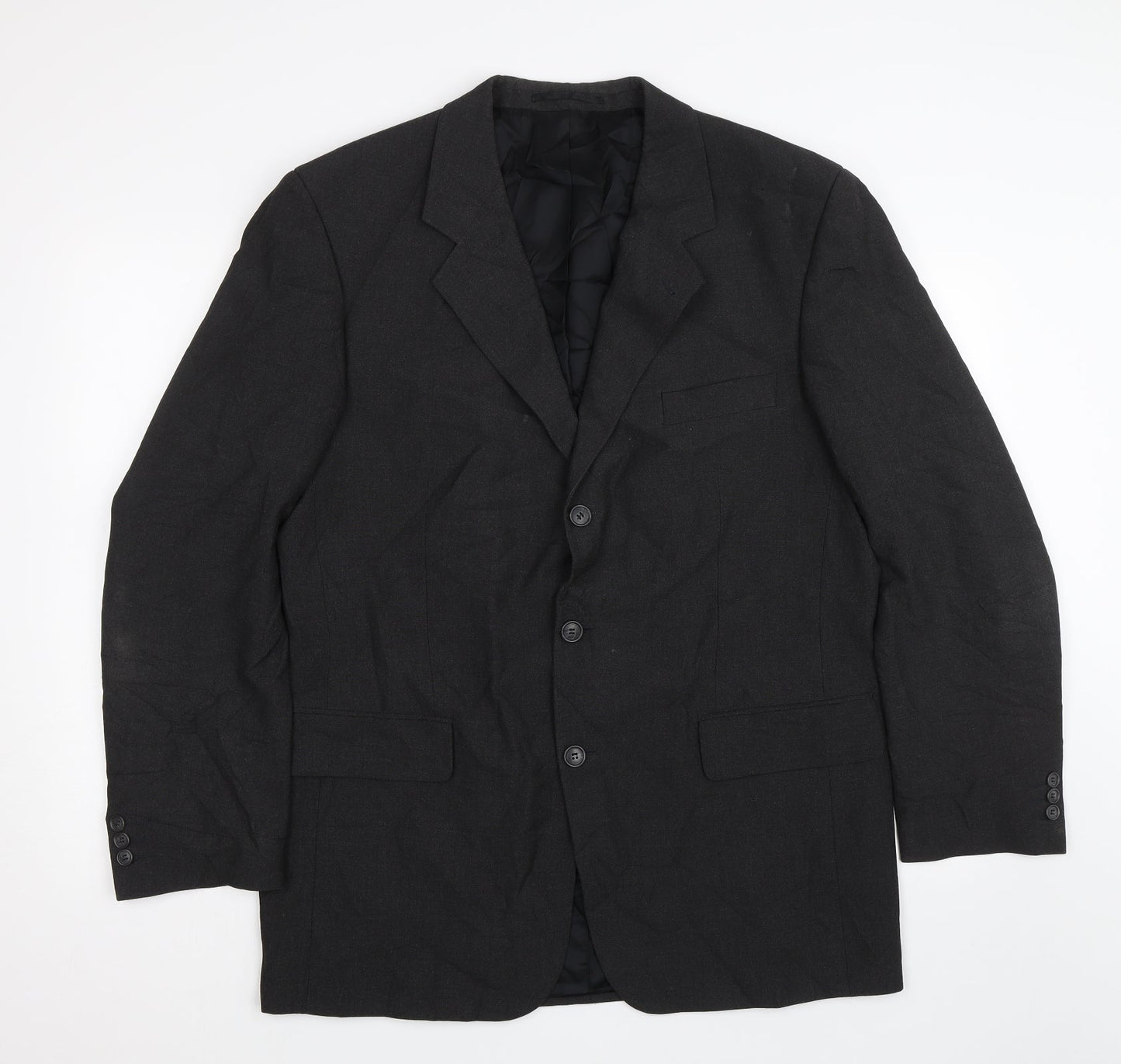 Mens UK Size 42 Copperstone Regular Black Suit Jacket