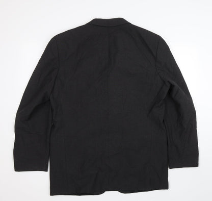 Mens UK Size 42 Copperstone Regular Black Suit Jacket