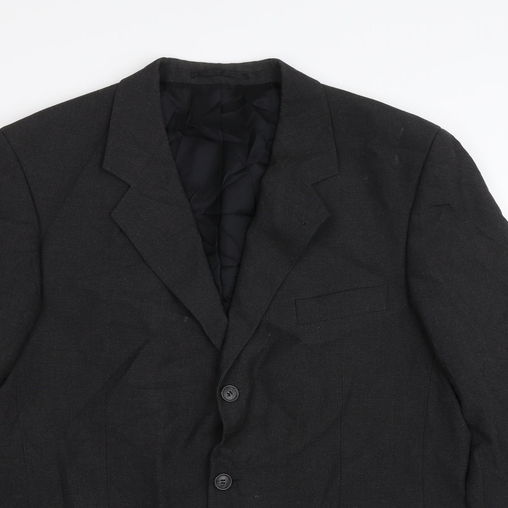 Mens UK Size 42 Copperstone Regular Black Suit Jacket