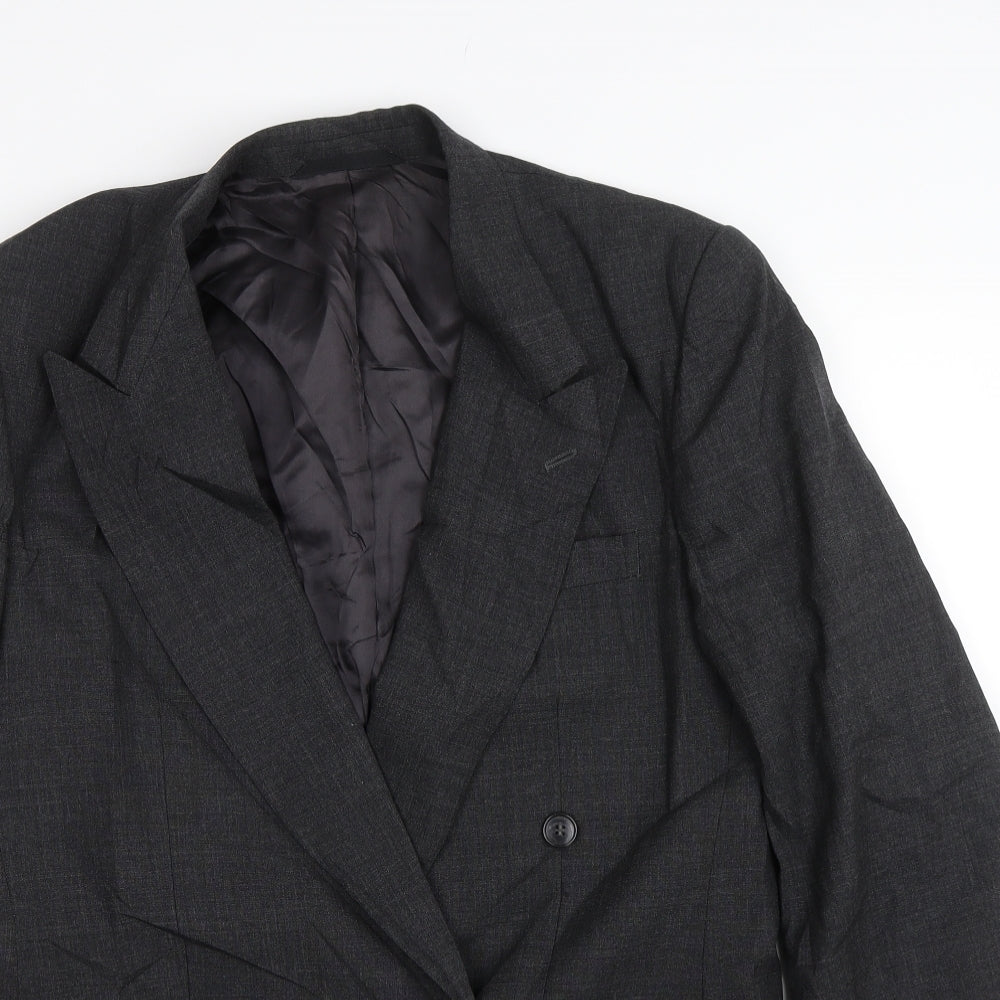 Dormeuil Mens Grey   Jacket Suit Size 46