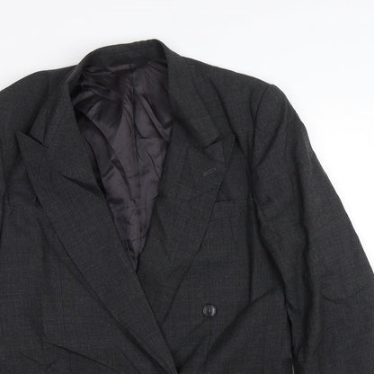 Dormeuil Mens Grey   Jacket Suit Size 46