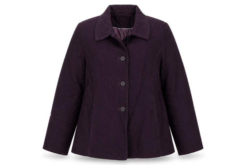 Womens UK Size 16 M&S Purple Overcoat