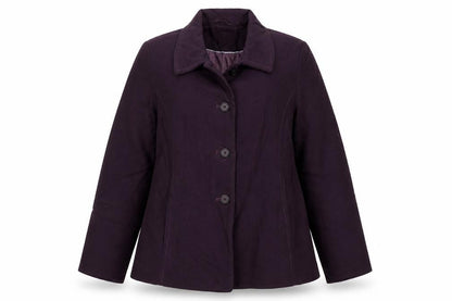 Womens UK Size 16 M&S Purple Overcoat